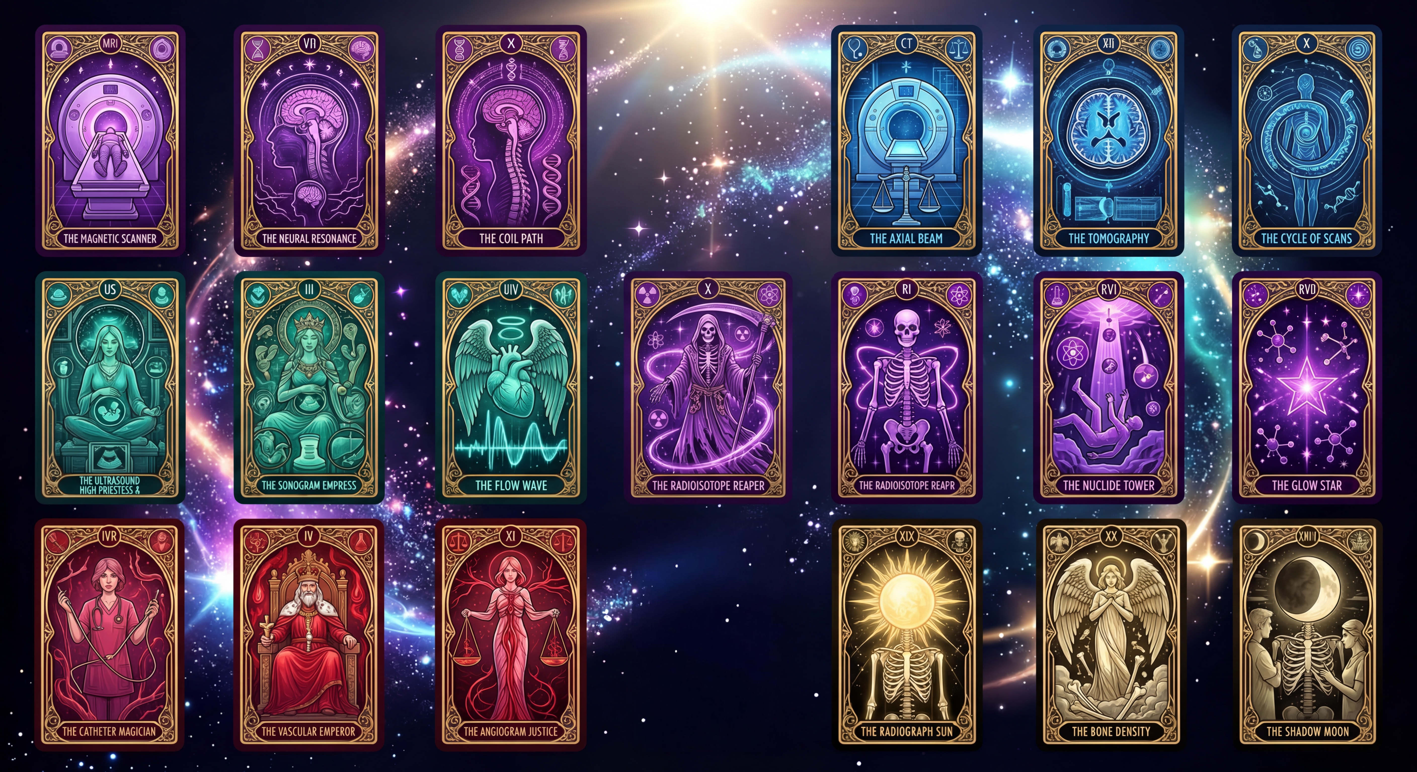 Radi-Quantum Tarot — 18の量子共鳴カード