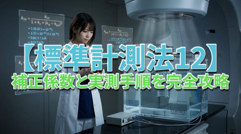【標準計測法12】補正係数と実測手順を完全攻略|kTP・ks・kpolの計算からDMU算出まで【第2部・実践編】