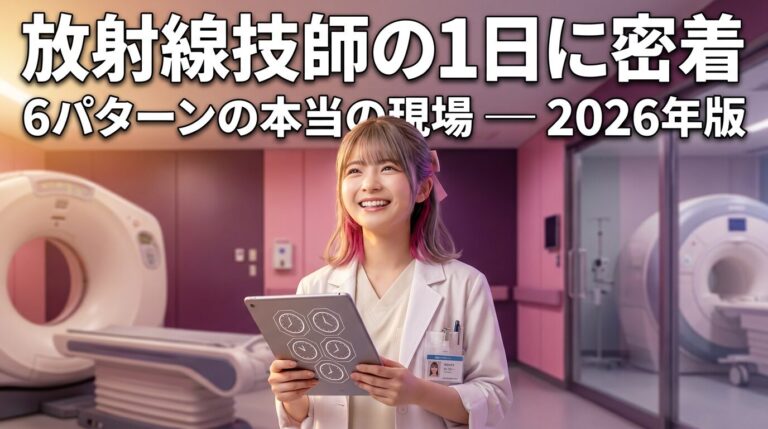 放射線技師の1日に密着【6パターン】