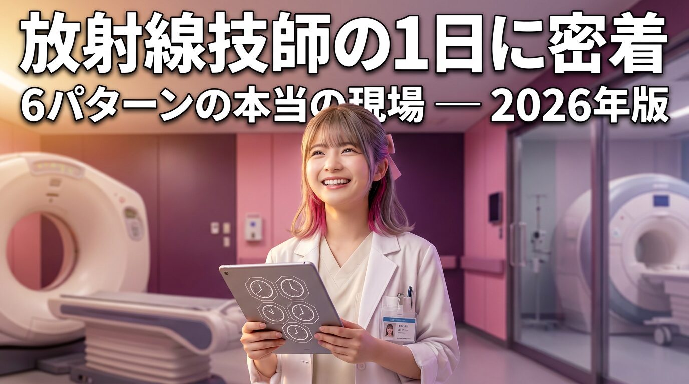 放射線技師の1日に密着【6パターン】