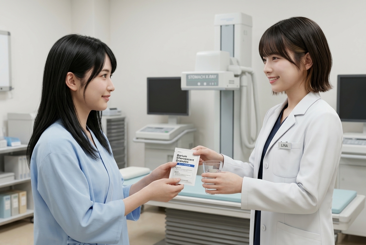 発泡剤の服用をサポートするLINA