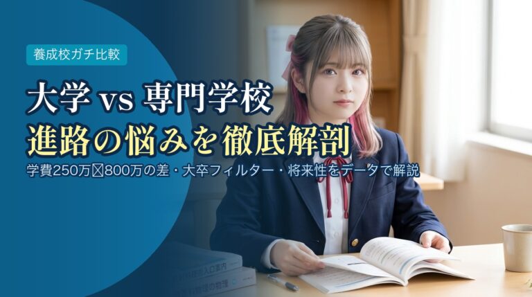 大学 vs 専門学校 徹底比較ガイド