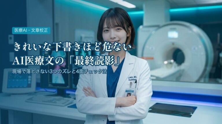 AI医療文の最終読影