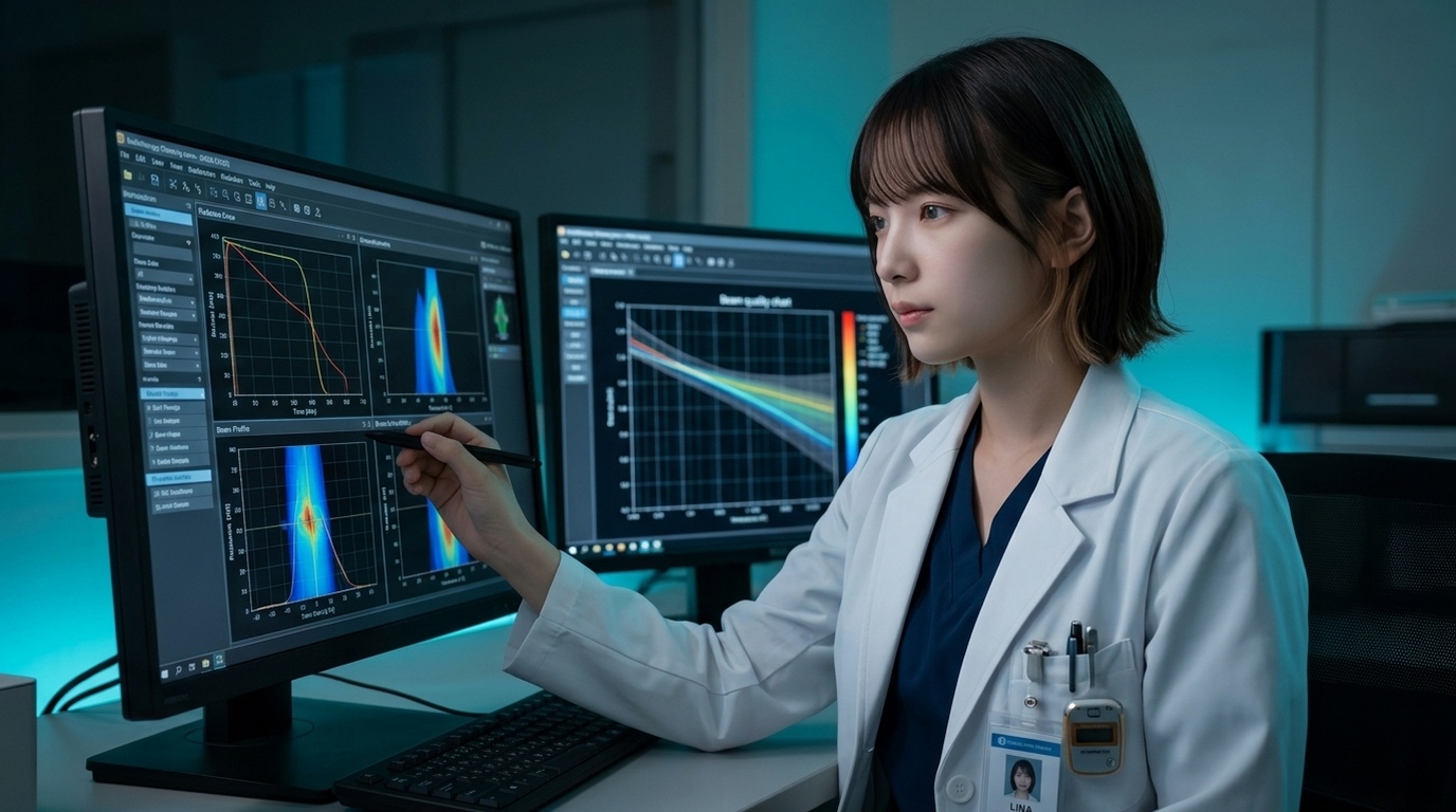 線量計算式と線質変換係数kQの定義をワークステーションで検証するLINA