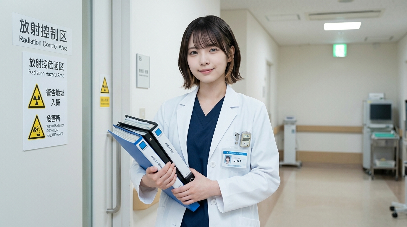 立入検査当日の立ち会いと施設案内を行うLINA