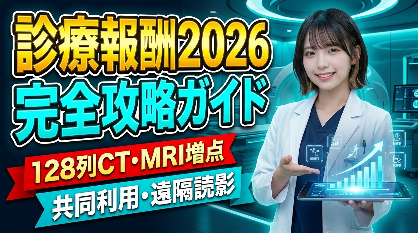 診療報酬改定2026 放射線部門 完全ガイド
