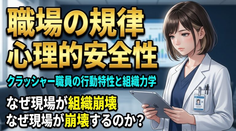 クラッシャー職員の心理構造と組織の歪み