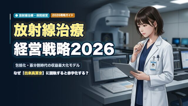 2026年以降の放射線治療経営戦略｜包括化・寡分割時代の収益最大化モデル アイキャッチ