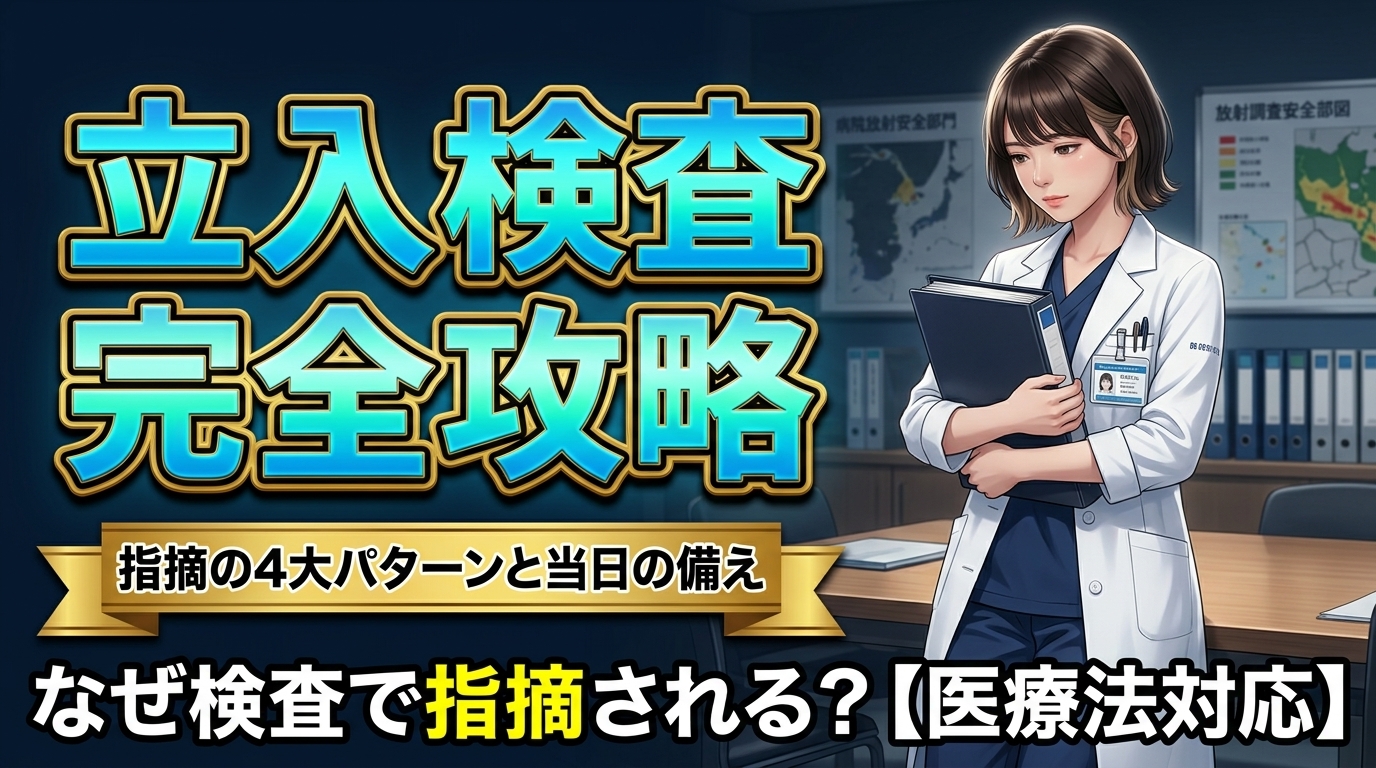 立入検査・定期検査で確認される書類