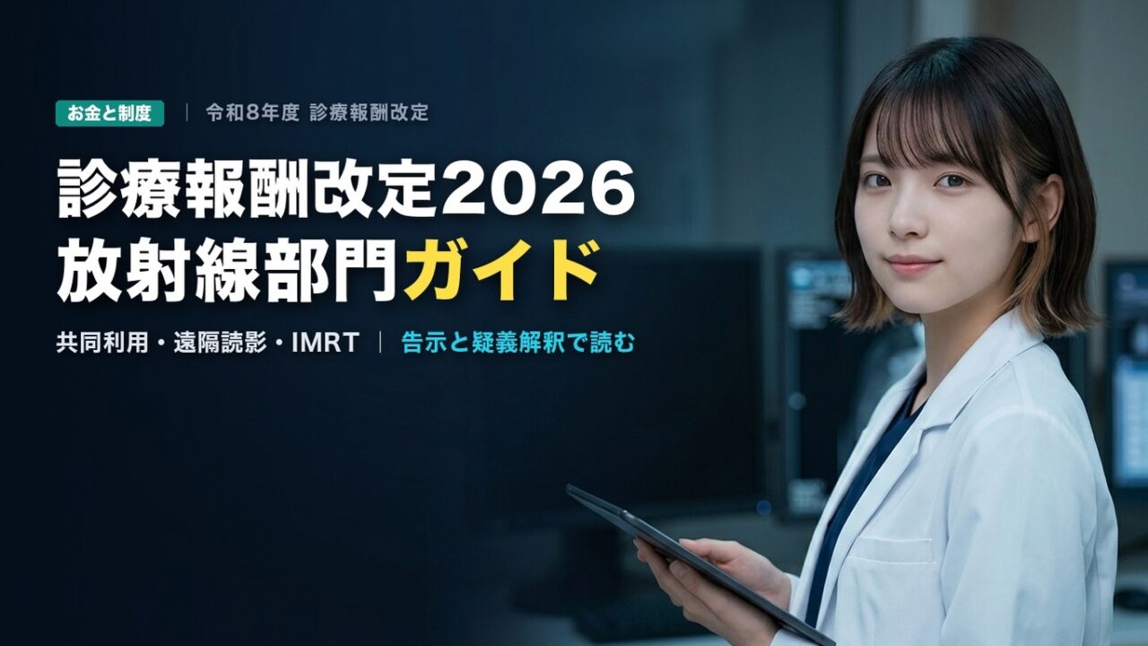 診療報酬改定2026 放射線部門ガイド アイキャッチ