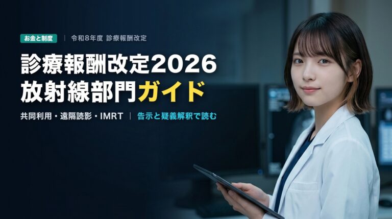 診療報酬改定2026 放射線部門ガイド